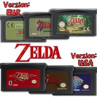 GBA Game Cartridge 32 Bit Video Game Console The Legend Of Zelda Game Card FOUR SWORDS The Minish CAP Of USA EUR Version