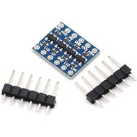 4 Channel Bidirectional Logic Level Converter 3.3V to 5V Shifter Module for Arduino RPi ESP32 I2C SPI UART DIY Breadboard