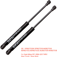 BOXI 2Pcs Rear Boot Shock Gas Spring Lift Support 5P0827550A For Seat Altea 5P1 2004 - 2017 MPV Gas Springs Lift Struts