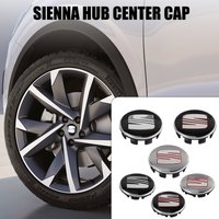 4pcs Car Wheel Center Hub Caps Cover Replacement Sticker Accessories For Seat FR Racing Arona Ateca Altea Sportcoupe Alhambra