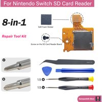 1/2/5 Sets for Nintendo Switch Game Console Replacement Parts SD Card Reader SD Memory Micro Card Slot Socket SD TF Card Board