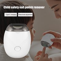 Baby Nail Trimmer Electric With Lamp Fingernail Cutter Polishing Nail Clippers Manicure Filer With 3 Adjustable Speeds Portable