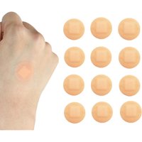 100pcs/set Mini Round Band Aid Skin Color Wound Dressing Plaster Patch Breathable Waterproof Adhesive Bandages Tape