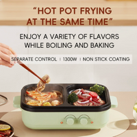Multi-function Electric Hot Pot and Grill Pan