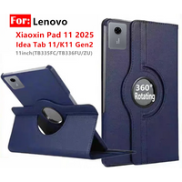 For Lenovo Xiaoxin Pad 11 2025 Case Idea Tab 11/K11 Gen2 Rotating Smart Flip Stand Leather Funda TB335FC/TB336ZU/FU 11inch Cover