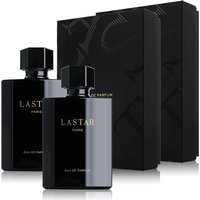 LASTAR Men's Perfume, Musk, Two bottles Totaling 100ml/3.38fl oz. Long-Lasting Fragrance, Christmas Gift