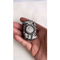 Used edc Pogear rare titanium alloy two page armor opening gyroscope decompression toy