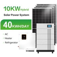 On Off Grid Solar Power System 5KW 10KW Complete Solar Panel Kit Full Set for Home Residential Power Generation and Daily Use