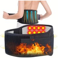 Adjustable Waist Belt Brace Self Heating Magnetic Back Waist Support Belt Lumbar Brace Massage Band