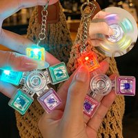 LED keychain with keyboard and clickable buttons, stress relieving toy for anxiety, laptop accessories, office decor, gifts