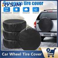 1/2/4PCS Polyester Car Wheel Tire Cover Protector Auto Spare Tire Cover Vehicle Tyre Wheel Storage Bags Dustproof Protective
