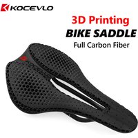 KOCEVLO 3D Printed Bike Saddle Carbon Fiber 240x143mm MTB Mountain Road Bicycle Cycling cushion