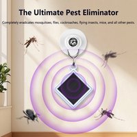 Solar Powered Ultrasonic Mosquito Repellent Courtyard Garden Rodent Control Ultrasonic Mosquito Repellent For Fly Control Home