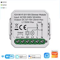 0/1-10V Tuya Smart WiFi Zigbee LED Dimmer Controller Push Dimmer Smart Life APP Control 100-240V