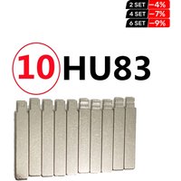 Keychannel 10PCS 54# KD Blade Lishi HU83 Car Key Blade For Xhorse VVDI KD KEYDIY Flip Remote For Citroen Peugeot Replace Blade