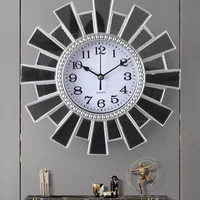 Simple Nordic modern clock wall clock living room creative fashion personality household watch wall art wall clock