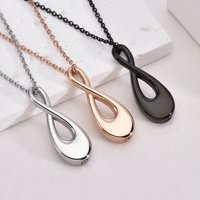 Cremation Necklace for Ashes Stainless Steel Pendant Ashes Holder Memorial Jewelry