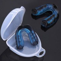 Professional Boxing and Sanda Sports Mouthguard with Case, Durable Plastic-Formed for Combat Training Protection