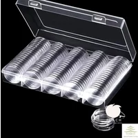 27Mm/30Mm Transparent Coin Cases Coins Storage Capsules Protection Box Container Holder Coin Collect Box Case Collect
