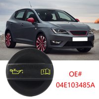 1X For Seat Altea Alhambra Arona Ateca Ibiza Leon Mii Toledo Car Engine Oil Petrol Fuel Tank Filler Cap Tank Cover 04E103485A