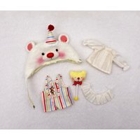 2026 Dula Doll Clothes DressClown bear set for ob11 Josh Fat Dian Doll