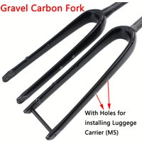 Nowy rower szosowy 700C Gravel z pełnym włóknem węglowym Cyclocross Travel Bicycle Flat Disc Brake Przedni widelec z otworem na bagażnik