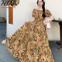New Summer Indian Dress Women 2026 Clothes Vestidos Para Mujer Boho Long Vintage Sexy Korean Fashion Casual Bohemian Floral Robe