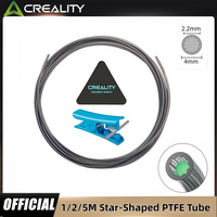 Creality Star Shaped Japanese Materials PTFE Tube 4mm OD Teflonto Ultra-Smooth Flow DIY 3D Printer For Bambu Lab AMS Creality