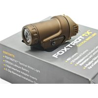 1X Flashlight Tactical compactTDurable Rail-Mounted with Ambidextrous Push-ButtonSide For 21mm Picatinny Rail