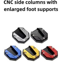 AliExpress NONE Motorcycle Side Stand Extension Foot Pad Support Plate Aluminum Alloy Motorcycle Bike Kickstand Extender Motorbike Accessories