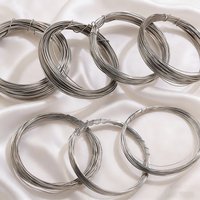 10 M Stainless Stee Wire Diameter 0.3-1mm Single Strand Lashing Soft/hard Iron Wire Rustproof DIY Jewelry Making Crafts Findings