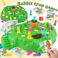 Rabbit Trap Puzzle Toy Children's Dual Play Multiplayer Board Game Competition Parent Child Interactive Strategy Games Kids Boys