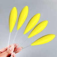 6/12g/15g/20g Fishing Float Upward Yellow Bobber Carp Surface Bombarda Controler Floats Distance Floater Throwing Aid Assist