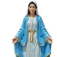 Virgin Mary Collectible Figure Blessed Lady Religious Iconic Image Statue Ornament For Christian Gift Home Sacred Decors