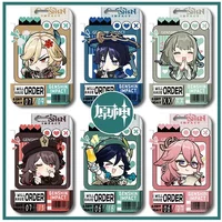 Game Impact Wander Nahida Student Card Cover Set Card Access Cards Bank ID Holder Retractable Credit Card Protective Sleeves