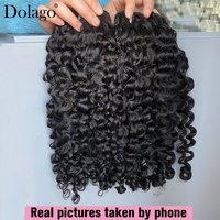 Burmese Curly Hair Bundles Human Hair 4 Bundle Raw Human Hair Bundles Human Hair Extensions 3 Bundle Deals Unprocessed