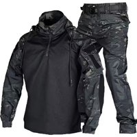 2026 Outdoor Uniform Tactical Hunting Sets Hood T-Shirt+Airsoft Paintball Pants Men Suit Combat Good Shirts Kits Wear-Resistant