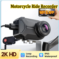 AliExpress WDSZKMYF New 2K HD Motorcycle Driving Dash Cam Camcorder IP65 Mountain Electric Bike Bicycle Motorcycle Helmet Camera Outdoor Black Box