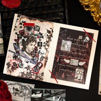 1pack/2pack Day Night Poetry Series Cut Film Sticker Book Vintage Gothic Journal Supplies DIY Phone Back Card Decoration sticker