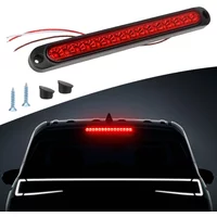 12V Taillights Car Brake Lights Turn Signal Lamp 15 LED Strips Rear Windscreen Side Stop Warning Parking Automotive Accessories