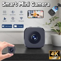 Wireless Mini Security Camera 4K HD 2 Way WiFi Indoor Outdoor Audio Surveillance with Motion Detection Night Vision Camera