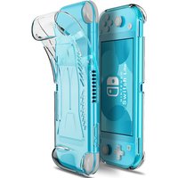 Soft Clear Case for Nintendo Switch Lite Transparent Case Protective Case Shockproof Anti Scratch Anti Slip TPU Crystal Cover