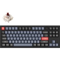 Keychron Q3 Knob Russian Layout QMK Fully Assembled Custom Mechanical Keyboard Compact 80% Layout Gateron G Pro Switch