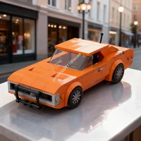 256pcs MOC The General Lee Dukes Hazzard City Model Building Blocks Toys Architecture Festival Gifts Assemble DIY Idea Creative