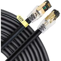 Gaming High Speed CAT 8 Ethernet Cable 40Gbps 2000MHz Internet Network Cable 5M 10M 20M 30M RJ45 Patch Cord Cable Ethernet Cat8