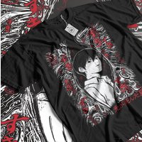 Hikaru Kanji Anime T-Shirt The Summer Hikaru Died Yoshiki Anime Manga Gift Shirt