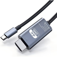 Type-C to HDTV Adapter Cable 4K HD Video Sync PVC Cord For Laptop Computer Monitor Projector Display Output