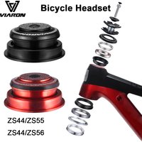 VIARON Bicycle Headset 4455ST/4456ST CNC 11/8"-11/2" Sealed Bearing Straight Tapered Tube Fork MTB Bike Headset
