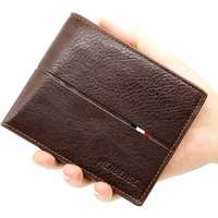 2025 New Male Short Bifold Zipper Card Holder Purse Slim Men's Wallets Simple Coin Pocket High Quality PU Leather Men Money Bag