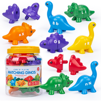 Matching Dinosaur Toy With storage bucket Montessori Toys for Kids Counting Learning Toys for Toddlers Children Development Game